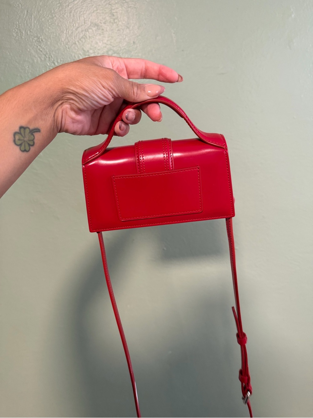 Jacquemus Red Mini Top Handle Shoulder Bag - Picture 2 of 3